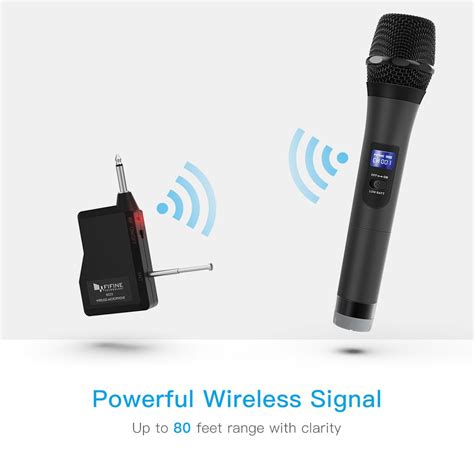 Fifine K025 Wireless Microphone With Handheld Dynamic Mic Technostore