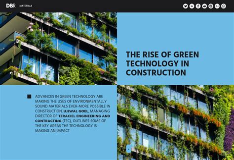 The Rise Of Green Technology In Construction Design And Build Review