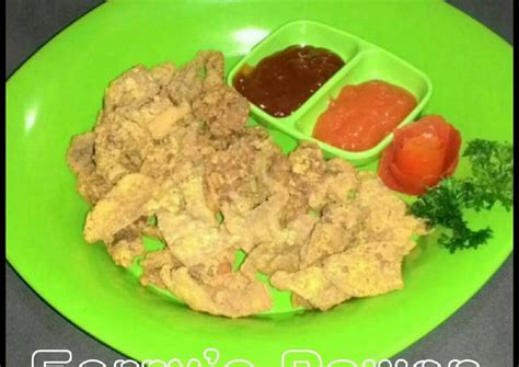 Dalam resep kulit ayam krispy ini kita menggunakan tepung bumbu. Resep Kulit Ayam Goreng Tepung Krispi oleh Ferry's Pawon ...