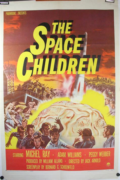 The Space Children Jack Arnold 1950s Sci Fi Original Movie Poster