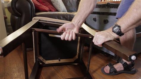 How To Fix Loose Chair Spindles Youtube