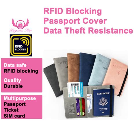 High Quality Rfid Protection Passport Holder Cover Passport Cover Rfid