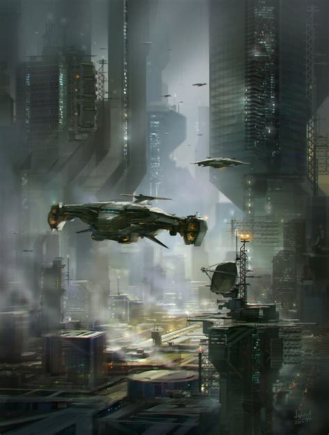 Sci Fi City By Alex Ichim On Deviantart