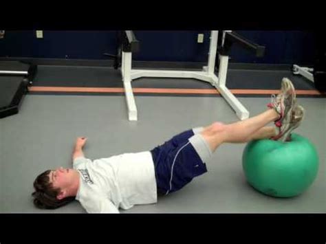 Research shows that seated and lying curls train the hamstrings this is why i recommend that you do just one hamstring and quadriceps workout per week, and that you put 3 days of rest in between the workouts. SB Hamstring Curl Glute Raise - YouTube