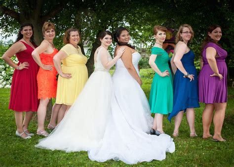 Just In Time For Pride Two Virginia Brides Marry In An Epic Rainbow
