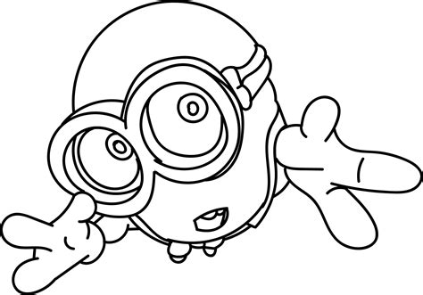 Cute Minion Wallpapers Coloring Page