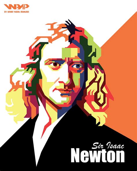 Isaac Newton In Wpap By Yusrielo Hd Phone Wallpaper Pxfuel
