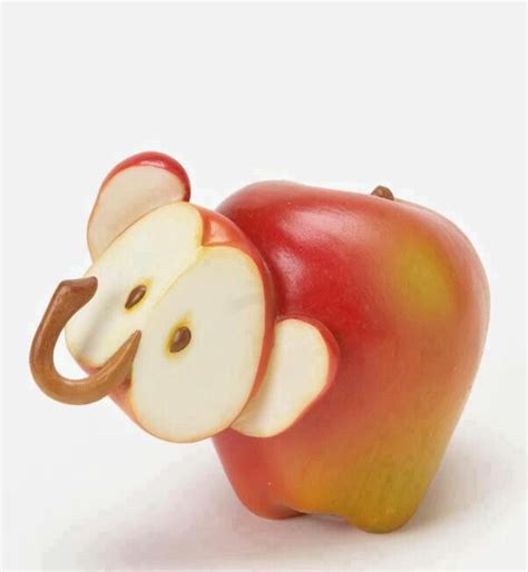 Creative Animals Made Of Fruits And Vegetables Animales Con Frutas