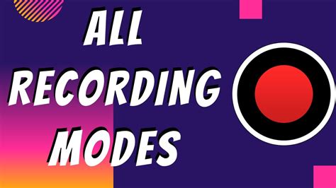 Every recording mode in Bandicam // All recording modes in Bandicam ...