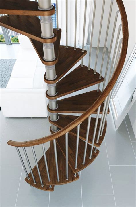 Stair railing kits interior stair rail‚ outdoor stair railing‚ iron spindles plus grand staircase floating stairs cable stair railing kit picture from double building materials co., ltd interior stair railing kits. Gamia Argento Spiral Staircase Dark walnut > Spiral Staircase Kits > Home Page > Spiral Stairs ...