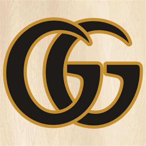 Gucci Gg Logo Svg Gucci Gold Outline Png