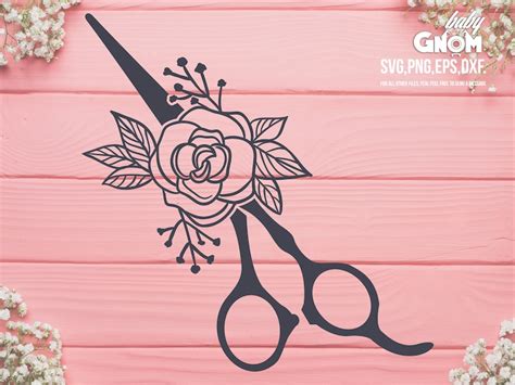 Floral Hair Scissors Svg Scissors Svg Hairdresser Svg Etsy