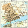 Florence Alabama Street Map 0126896