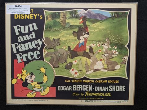 Lot Fun And Fancy Free 1947 Walt Disney Starring Edgar Bergen