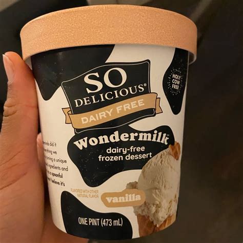 So Delicious Dairy Free Vanilla Wondermilk Frozen Dessert Review Abillion