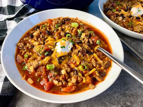 The Best Turkey Chili With Black Beans And Corn