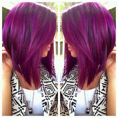 Image Result For Fuschia Purple Hair Hair Styles Thin Hair Haircuts