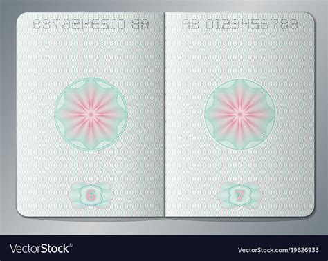 Passport Paper Pattern