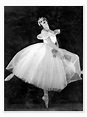 Wandbild „Alexandra Danilova in „Les Sylphides“ mit dem Ballet Russe de ...