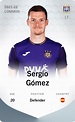 Common card of Sergio Gómez - 2021-22 - Sorare