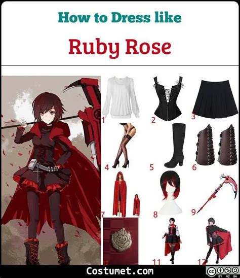 Ruby Rose Costume For Cosplay And Halloween 2023
