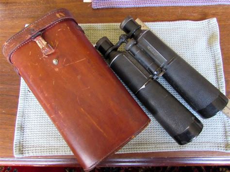 Vintage Hensoldt Wetzlar Mountain Binoculars Drp Gebirgs Dialyt 10x