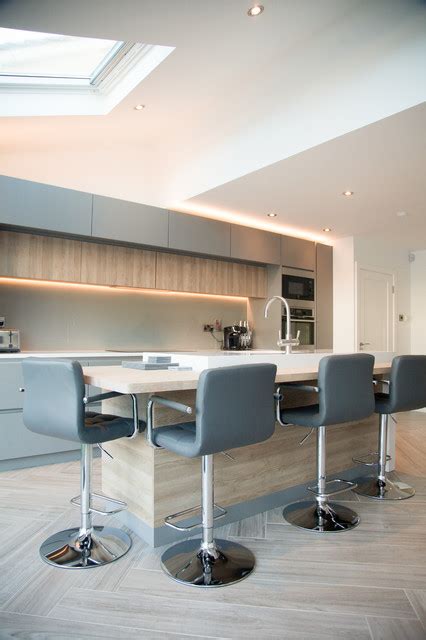Citywest Contemporary Kitchen Dublin By Bespace Kitchens
