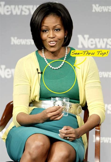 Oh No Michelle Obama Its Your First Wardrobe Malfunction