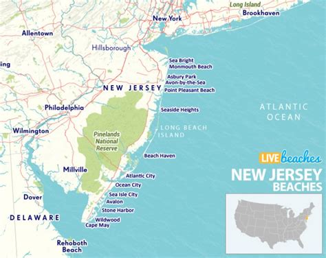 Map Of New Jersey Beaches Mithovas Blog