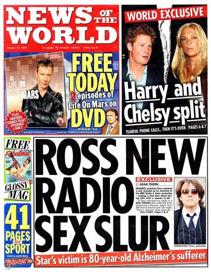News Of The World Shut By Murdoch Over Hacking Scandal London Evening Standard