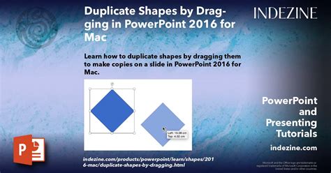 Duplicate Shapes By Dragging In Powerpoint 2016 For Mac
