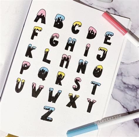 Tipografías En 2020 Tipos De Letras Abecedario Moldes De Letras