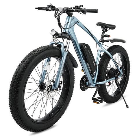 Viribus Electric Mountain Bike for Adults 26" 500W Fat Tire eBike with