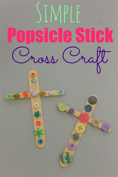 Simple Cross Craft Holiday Easter Bible School Crafts