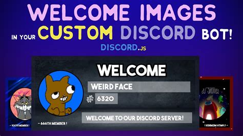 How To Add Welcome Card In Your Discord Bot Discordjs Youtube