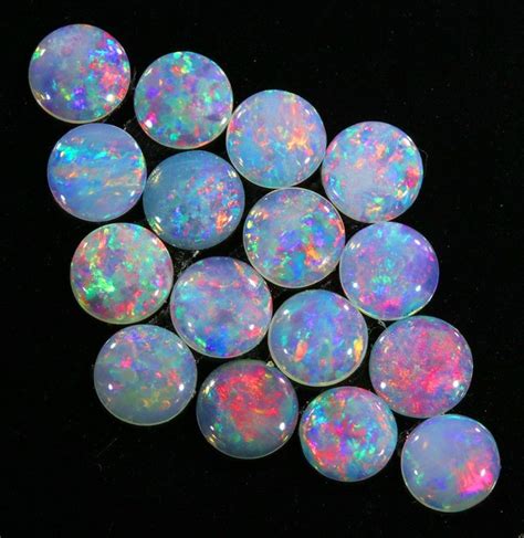 375cts 16pcs Matching Crystal Fire Opals Calibrated Su1412 Stones