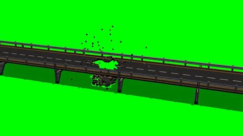 Bridge Roadway Destruction Green Screen Effect 5 Youtube