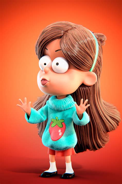 Mabel Pines Yury Muzyrya Character Design Animation Character