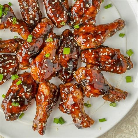 Glazed Teriyaki Chicken Wings Oven Baked And Easy To Make But Boldly