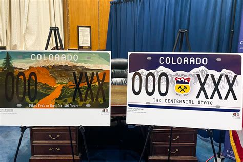Take A Look At The New License Plates For Colorados 150th Anniversary