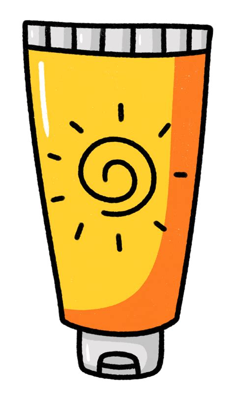 Tube Sunscreen Icon Flat 18800615 Png