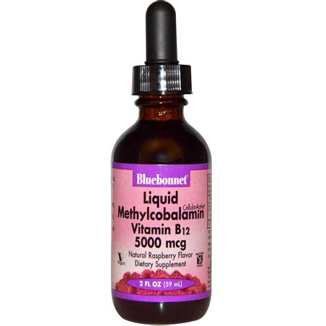 Bluebonnet Nutrition Liquid Methylcobalamin Vitamin B12 Natural