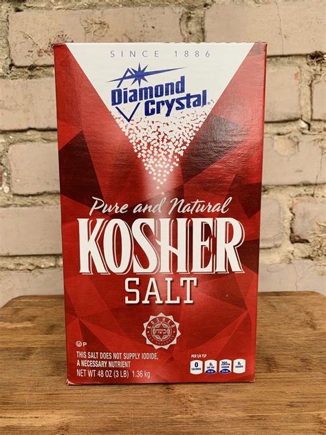 Kosher Salt, 3lb Box - Giordano Garden Groceries