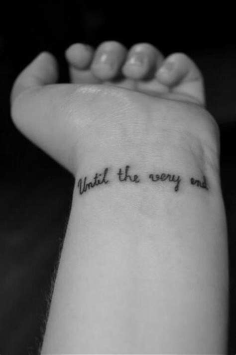 Check spelling or type a new query. until the very end Harry Potter small wrist tattoo | Wrist ...