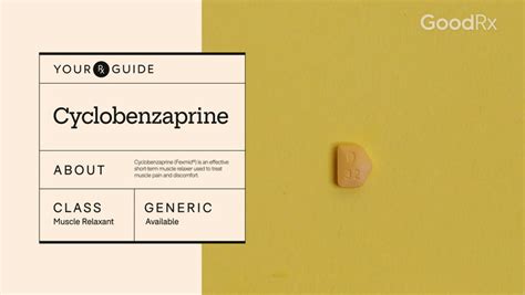 Cyclobenzaprine How It Works How To Take It And Side Effects Goodrx