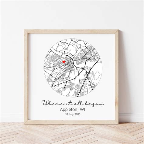 Valentine Day Gifts Valentines Love Bugs Custom Map City Maps