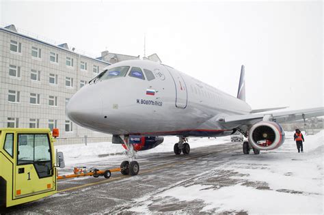 Ssj100 In Aeroflot Livery Courtesy And Copyright Scac Flickr