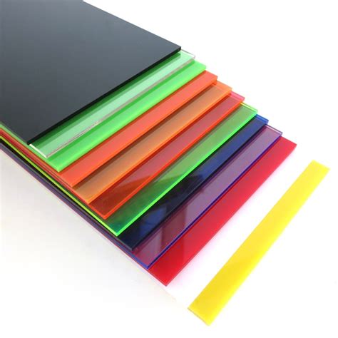 10020023mm Colored Acrylic Sheet Plexiglass Plate Diy Toy