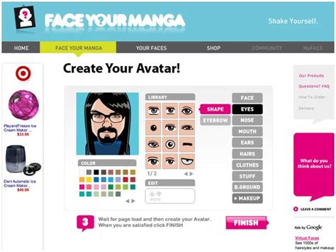 Face Your Manga Make Your Own Manga Based Avatar