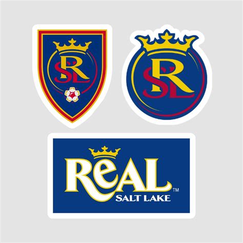 Mls Real Salt Lake Logo Sticker Pack Etsy